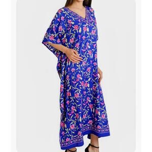 NWT Miss Lavish London 6-12 MuuMuu Kaftan Brilliant Multicolor Floral